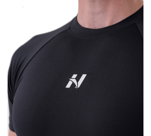 Чоловіча спортивна футболка Nebbia 324 - L - чорна