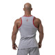 Чоловіча футболка без рукавів Nebbia Old School Muscle 193 - сірий/XXL