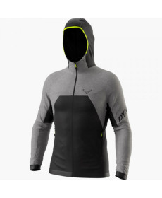 Фліс Dynafit Tour Wool Thermal Hoody Mns - M - сірий/чорний