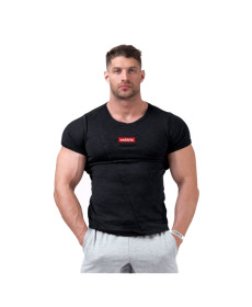 Чоловіча футболка Nebbia Red Label Muscle Back 172 - чорний/L