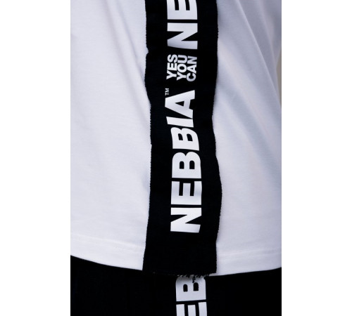 Чоловіча футболка Nebbia 'YOUR POTENTIAL IS ENDLESS' 174 - білий/XL Чоловіча футболка Nebbia 'YOUR POTENTIAL IS ENDLESS' 174 - білий/XL