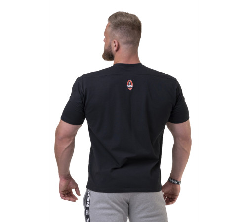 Чоловіча футболка Nebbia Golden Era 192 - чорний/XXL Чоловіча футболка Nebbia Golden Era 192 - чорний/XXL