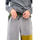 Штани uni Turbat Fun Camp cloudburst grey/khaki - L - сірий/хакі