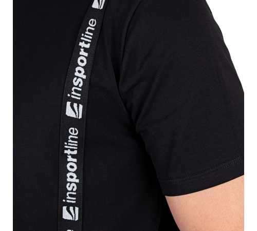 Чоловіча футболка inSPORTline Sidestrap Man - XL - чорна Чоловіча футболка inSPORTline Sidestrap Man - XL - чорна