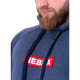 Чоловіча кофта з капюшоном Nebbia Red Label 149 - розмір L / темно-синій