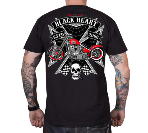 Футболка чоловіча BLACK HEART Iron - L - чорна