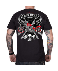 Футболка чоловіча BLACK HEART Iron - XXL - чорна