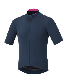Велоджерсі SHIMANO на замок Evolve Navy - L - синій/рожевий
