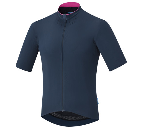 Велоджерсі SHIMANO на замок Evolve Navy - L - синій/рожевий