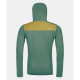 Фліс ч Ortovox FLEECE HOODY M arctic grey - S - зелений