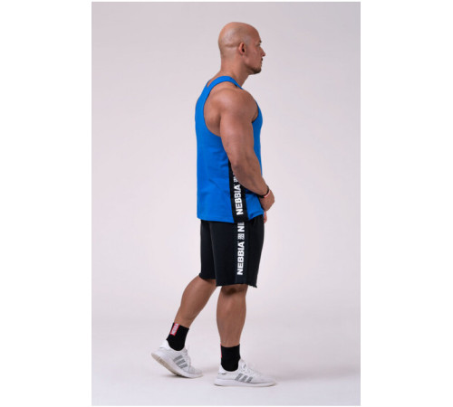 Чоловіча майка Nebbia “YOUR POTENTIAL IS BESCEMING” 174 - XXL - синя Чоловіча майка Nebbia “YOUR POTENTIAL IS BESCEMING” 174 - XXL - синя