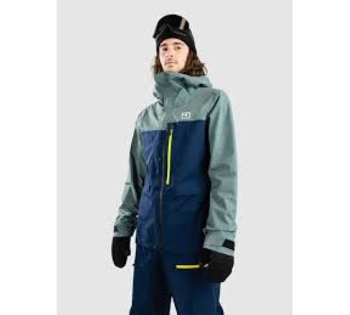 Куртка ч Ortovox 3L RAVINE SHELL JACKET M deep ocean - M - синій Куртка ч Ortovox 3L RAVINE SHELL JACKET M deep ocean - M - синій