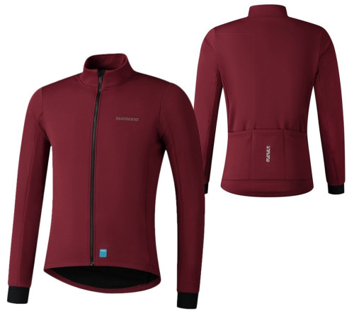 Велокуртка чоловіча SHIMANO ELEMENT - XL - бордовий Велокуртка чоловіча SHIMANO ELEMENT - XL - бордовий