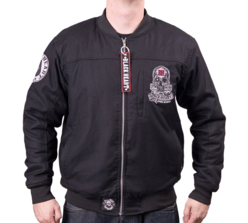 Чоловіча куртка Black Heart Bender - чорний / XL Чоловіча куртка Black Heart Bender - чорний / XL