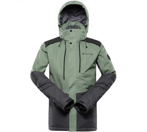 Куртка ч Alpine Pro ZARIB MJCB636 722 - XXL - зелений/чорний Куртка ч Alpine Pro ZARIB MJCB636 722 - XXL - зелений/чорний