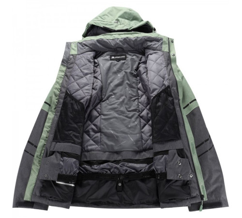 Куртка ч Alpine Pro ZARIB MJCB636 722 - XXL - зелений/чорний Куртка ч Alpine Pro ZARIB MJCB636 722 - XXL - зелений/чорний