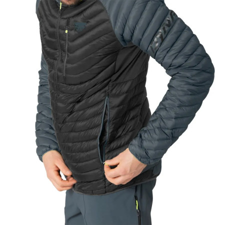 Куртка чоловіча Dynafit RADICAL DWN M HOOD JKT 70914 0721 розмір 48/M - чорно-сіра