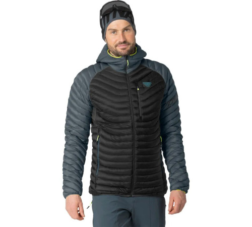Куртка чоловіча Dynafit RADICAL DWN M HOOD JKT 70914 0721 розмір 52/XL - чорно-сіра