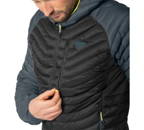 Куртка чоловіча Dynafit RADICAL DWN M HOOD JKT 70914 0721 розмір 52/XL - чорно-сіра