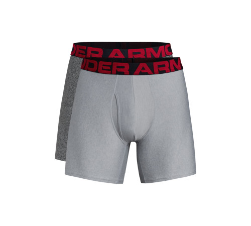 Чоловічі боксерки Under Armour Tech - 2 пари:сірі/світло-сірі/XXL Чоловічі боксерки Under Armour Tech - 2 пари:сірі/світло-сірі/XXL