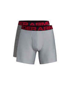 Чоловічі боксерки  Under  Armour Tech - 2 пари:сірі/світло-сірі/L