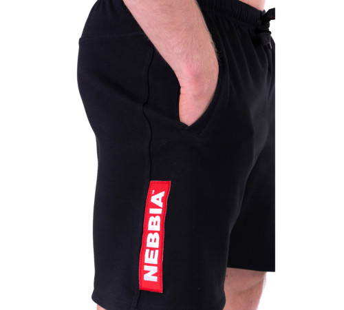 Чоловічі шорти для спортзалу Nebbia Red Label 152 - розмір XL / чорний Чоловічі шорти для спортзалу Nebbia Red Label 152 - розмір XL / чорний