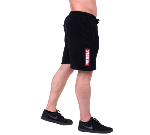 Чоловічі шорти для спортзалу Nebbia Red Label 152 - розмір XL / чорний Чоловічі шорти для спортзалу Nebbia Red Label 152 - розмір XL / чорний