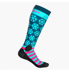 Шкарпетки Dynafit FT Graphic Socks - 43-46 - синій/рожевий