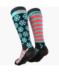 Шкарпетки Dynafit FT Graphic Socks - 35-38 - синій/рожевий