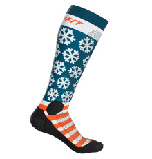 Шкарпетки Dynafit FT Graphic Socks - 43-46 - синій/оранжевий