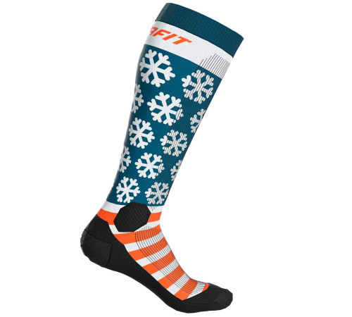 Шкарпетки Dynafit FT Graphic Socks - 43-46 - синій/оранжевий Шкарпетки Dynafit FT Graphic Socks - 43-46 - синій/оранжевий