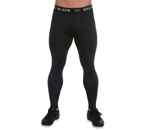 Чоловічі спортивні легінси BAS BLACK Evergym - розмір М / чорний