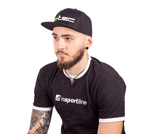 Кепка Snapback W-TEC Russjack - Black with Green-White Logo