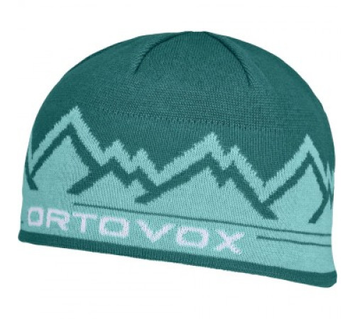 Шапка Ortovox PEAK BEANIE pacific green - бірюзовий