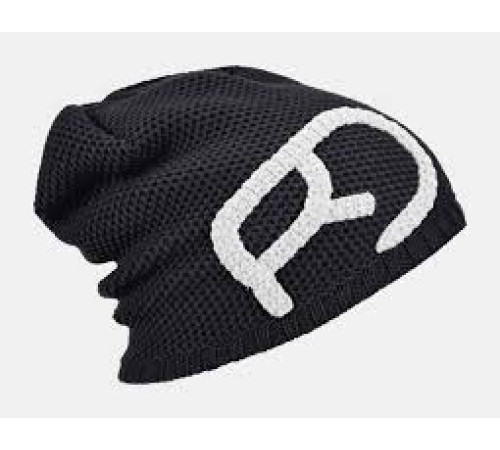 Шапка ч Ortovox ROCK'N'WOOL BEANIE M black raven - M - чорний