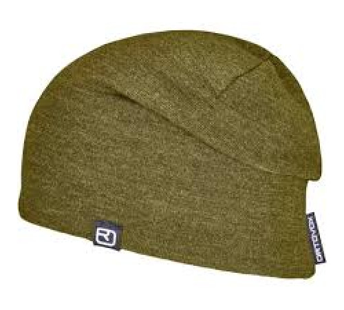 Шапка Ortovox WONDERWOOL BEANIE green moss - UNI58 - хакі