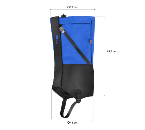 Гамаші туристичні NILS CAMP NC17112, чорно-сині