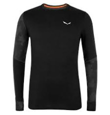 Термофутболка ч Salewa CRISTALLO WARM AMR M L/S TEE 28205 0910 - 46/S - чорний