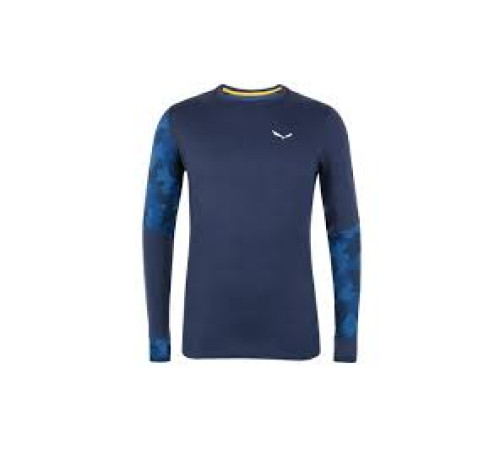 Термофутболка ч Salewa CRISTALLO WARM AMR M L/S TEE 28205 3960 - 48/M - синій