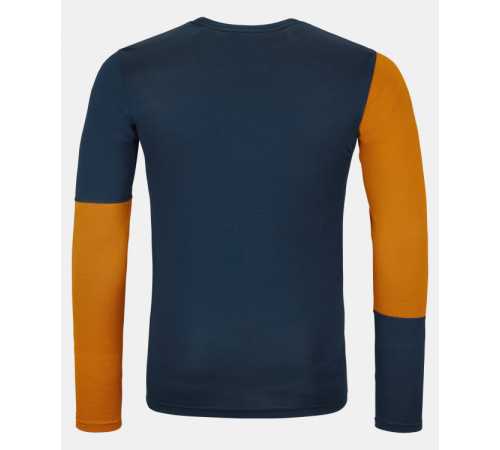 Термофутболка ч Ortovox 185 ROCK'N'WOOL LONG SLEEVE M deep ocean - M - синій