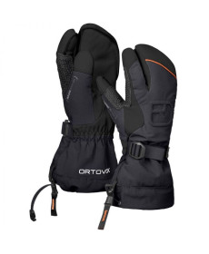 Рукавиці ч Ortovox MERINO FREERIDE 3 FINGER GLOVE M black raven - XS - чорний