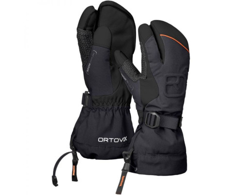 Рукавиці ч Ortovox MERINO FREERIDE 3 FINGER GLOVE M black raven - XS - чорний