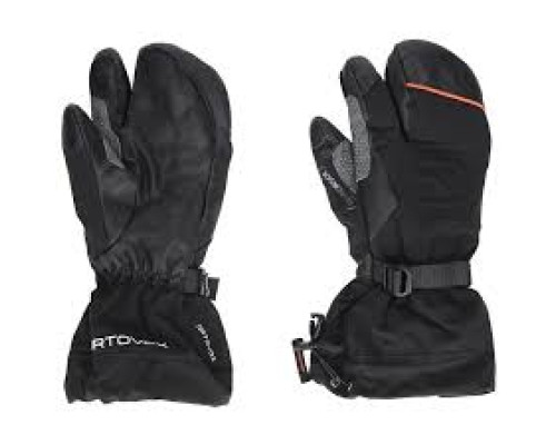 Рукавиці ч Ortovox MERINO FREERIDE 3 FINGER GLOVE M black raven - XS - чорний