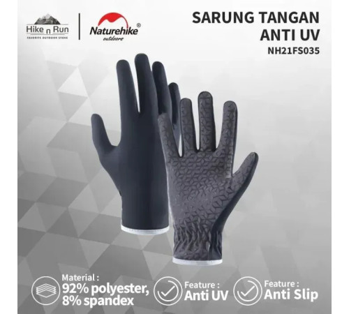 Рукавички спортивні Naturehike NH21FS035 GL09-T XL, темно-сині Рукавички спортивні Naturehike NH21FS035 GL09-T XL, темно-сині