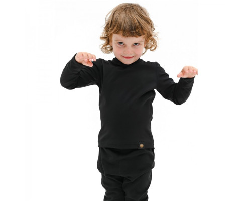 Термофутболка д Turbat Yeti Top Kids anthracite black - 116 - чорний