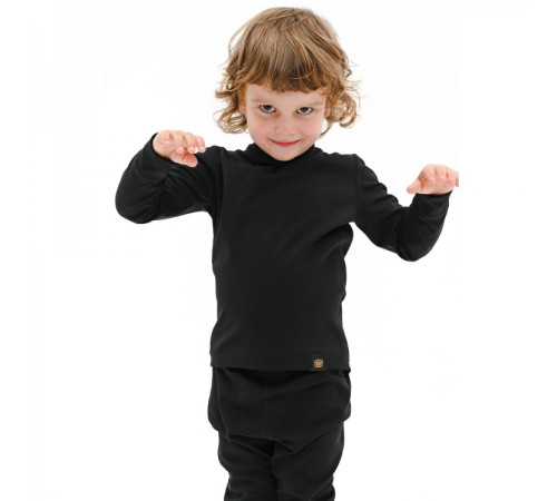 Термофутболка д Turbat Yeti Top Kids anthracite black - 116 - чорний