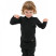 Термофутболка д Turbat Yeti Top Kids anthracite black - 116 - чорний