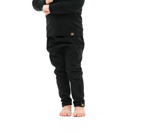 Термоштани д Turbat Yeti Bottom Kids anthracite black - 128 - чорний