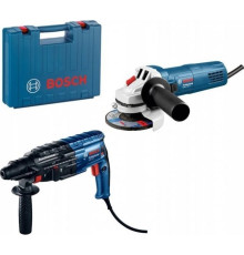 Дриль + кутова шліфувальна машина Bosch GWS 750-125 S