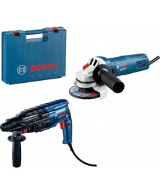 Дриль + кутова шліфувальна машина Bosch GWS 750-125 S